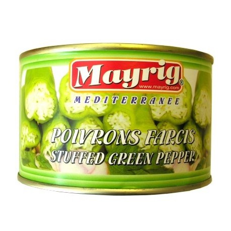 poivrons farcis mayrig 1/2  poids net :420 gr