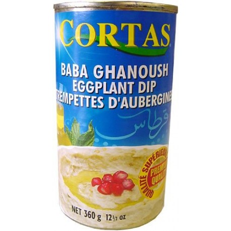 baba ghanoush - bababa ghanouj - caviar d'aubergines - cortas 360gr -