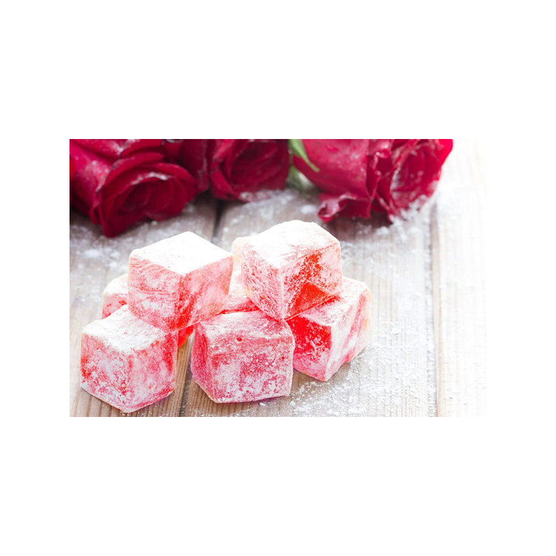 Cadeau loukoum à la rose de Noël - 200g
