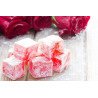 Cadeau loukoum à la rose de Noël - 200g