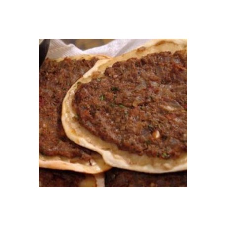lahmajoun /lahmacun / larmedjun pizza armenienne a la viande