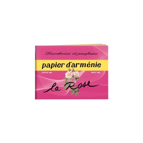 Papier d' Arménie à la rose