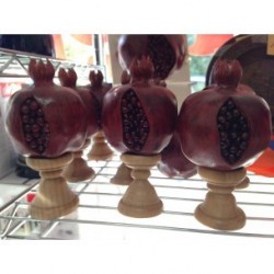grenade bois sculptee d'armenie