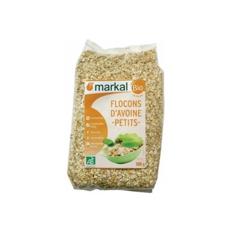 flocons d'avoine bio - petits- poids net : 500g