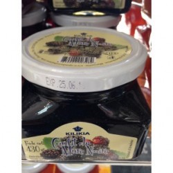 mures noires d'armenie confites au sucre- fruits entiers - poids net 430gr