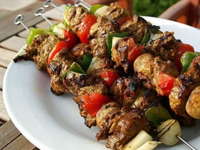 Shish kebab - chiche kebab - brochettes d'agneau